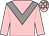 Pink, grey chevron, check cap (Mr C J Bennett)