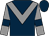 Dark blue, grey chevron, grey sleeves, dark blue armlets (Mr Charles R Clark)